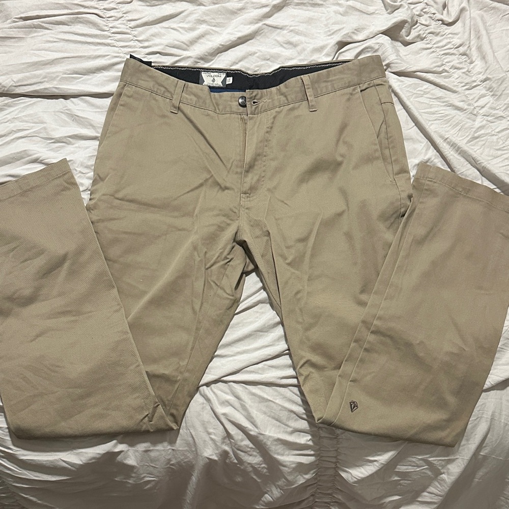 Volcom Men's Khaki Chinos